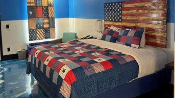 1 bedroom, internet, bed sheets