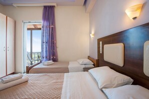 1 bedroom, iron/ironing board, WiFi, bed sheets - Studio Apartment 'Zante View Family 6' with Sea View, Wi-Fi and Air Conditioning (Tsilivi)