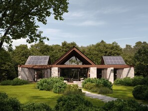 Luxury Villa, 3 Bedrooms, Garden View (Private Sauna) | Living area