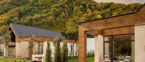 Luxury-Villa, 3 Schlafzimmer, Gartenblick (Private Sauna) | Wohnbereich