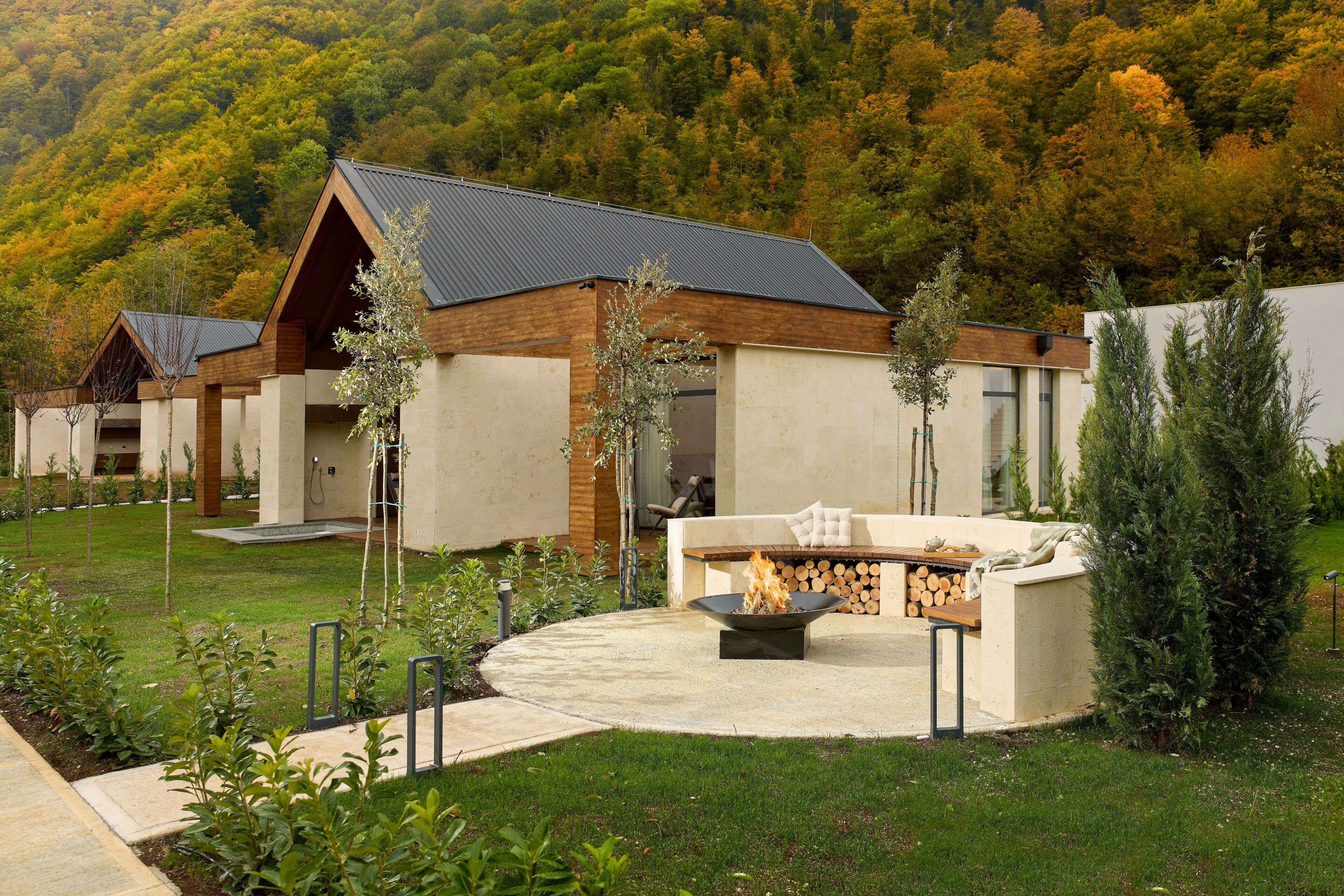 Luxury Villa, 2 Bedrooms, Garden View (Private Sauna) | Terrace/patio
