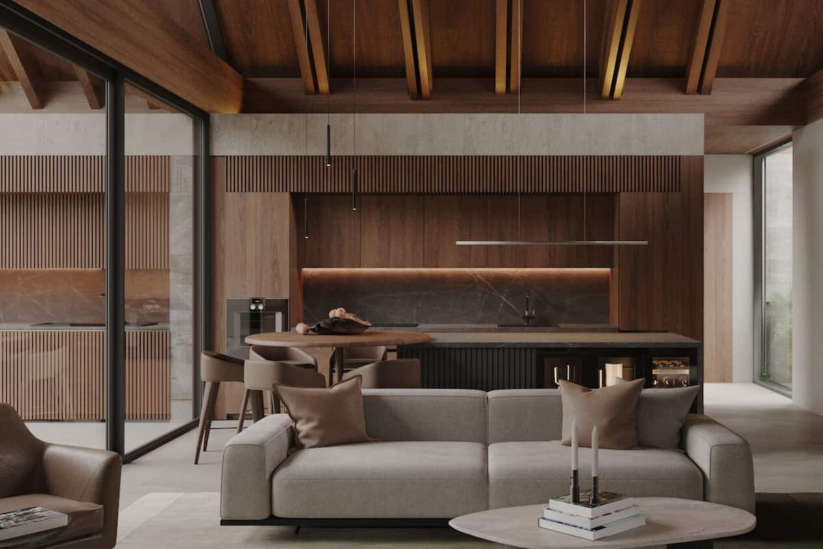 Luxury Villa, 2 Bedrooms, Garden View (Private Sauna) | Living area