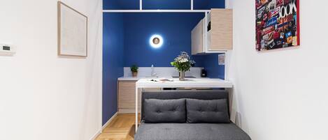 Studio (0 Bedroom) | Living area | TV