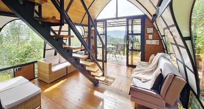 Lakeside Glamping With View, Fire Pit & Hammock