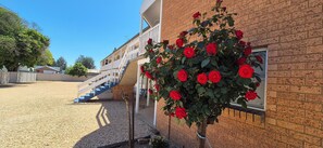 Fachada de la propiedad