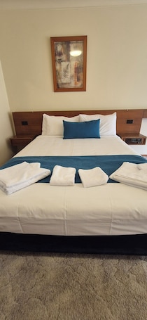 Desk, laptop workspace, iron/ironing board, free WiFi. Molong Motor Inn