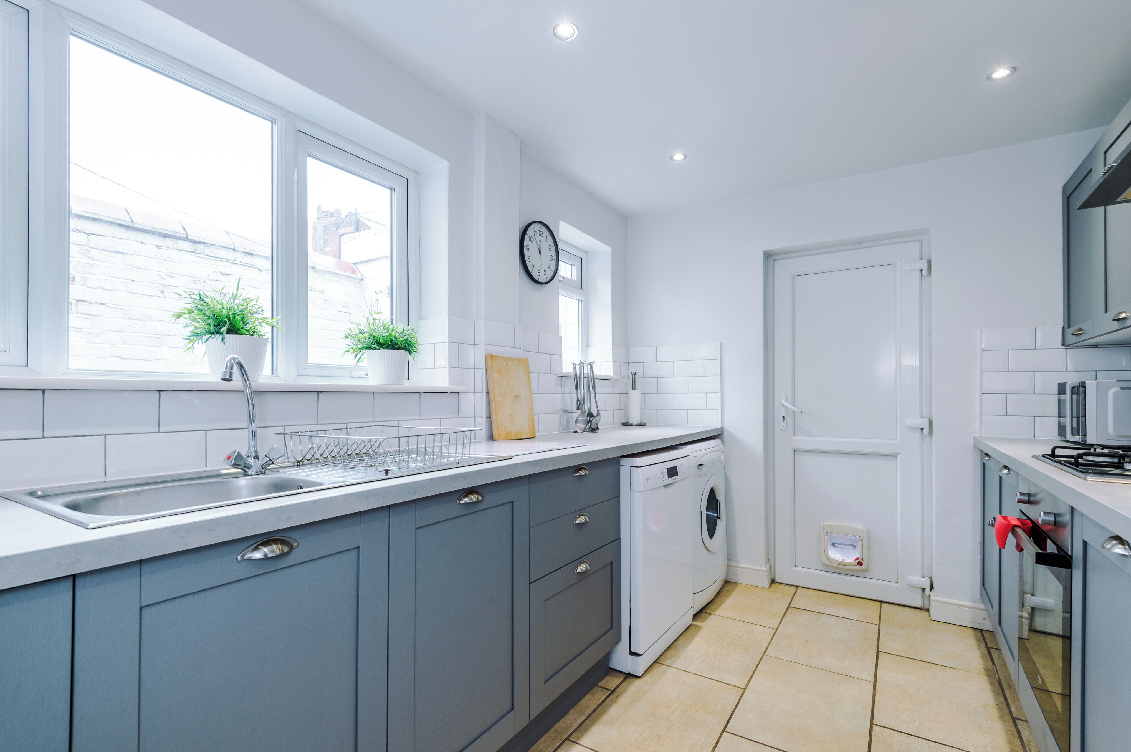 House, Patio | Private kitchen