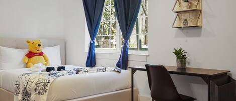 1 多间卧室、WiFi、床单