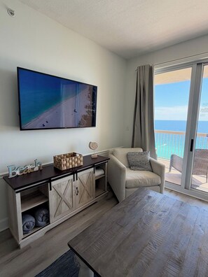 Living area - #2105 Sunrise Beach Condo (panama city beach)