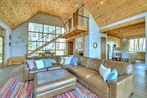 TV, fireplace, offices