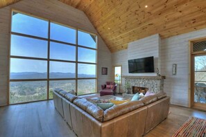 TV, fireplace, offices