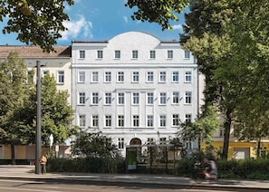 Voorkant van accommodatie