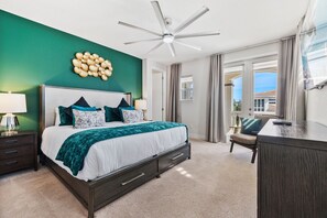 4 bedrooms, iron/ironing board, free WiFi, bed sheets