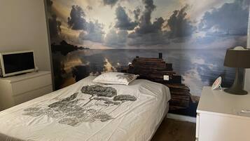 2 chambres, fer et planche à repasser, Wi-Fi