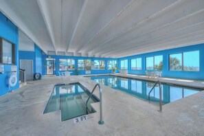 Indoor pool, outdoor pool
