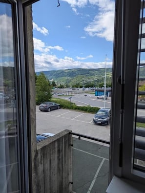 Chambre avec lits jumeaux, 2 lits une place | Terrasse/Patio