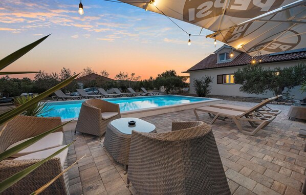 Una piscina climatizada
