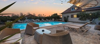 Amazing home in Vodice with private swimming pool, can be inside or outside