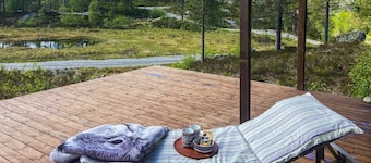 Belle maison à Äseral avec vue sur la montagne