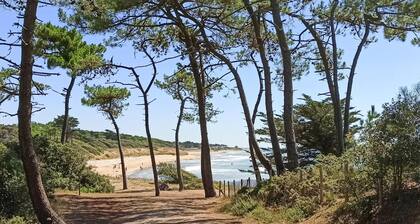 Beautiful home in Jard-Sur-Mer with WiFi