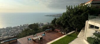 A luxurious and spacious villa with a beautiful view to the Mediterranean Sea