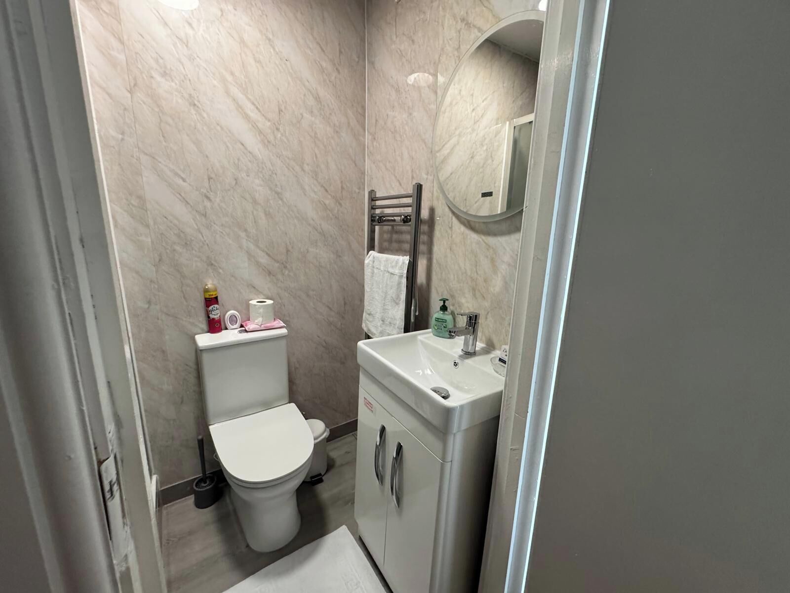 Dusche, Handtücher