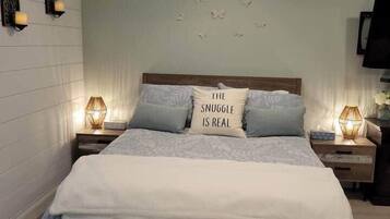 1 habitación, tabla de planchar con plancha, wifi y ropa de cama