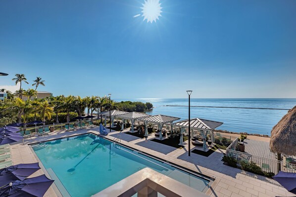 屋外プール、温水プール