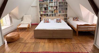 Historic house near Mont-Saint-Michel with garden