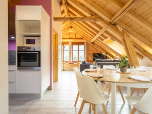Dining - 3-room apartment for 6 with parking and Wifi in Valloire (Valloire)