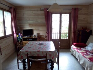 Interior - 2-room flat, 5 people, South, Pets allowed, Parking (Valloire)
