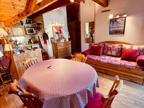 Interior - 2-room apartment for 4 people, balconies and ski locker, Valloire (Valloire)