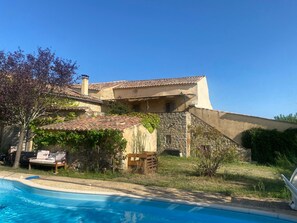 Pool - Le Mas de Peyraube - la Voûte des Oliviers (Bessas)