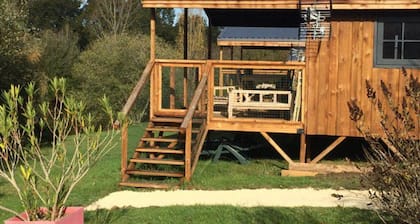 Chalet 4 pers, terrasse privée, au calme