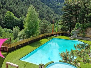 Pool - Mobile Home with Terrace and Equipped Kitchen in Meyrueis (Meyrueis)