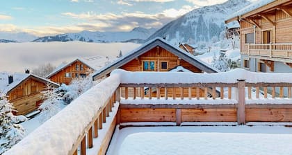 5*-Chalet mit Spa, 15 Pers., direkter Pistenzugang