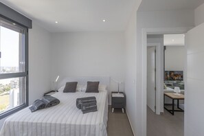 2 bedrooms, iron/ironing board