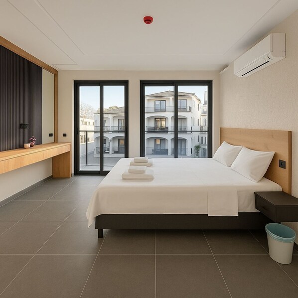 Schreibtisch, kostenloses WLAN