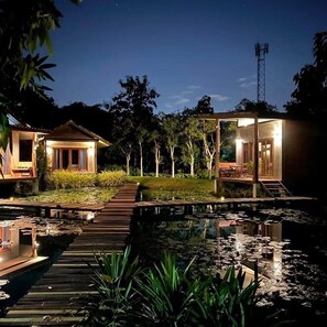 Chambre Double Deluxe, vue jardin | Vue de la chambre