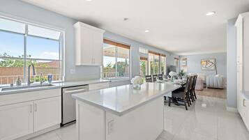 House, Multiple Beds, Pool View (10919 Rancho) | Private kitchen | Coffee/tea maker, fridge, microwave, oven