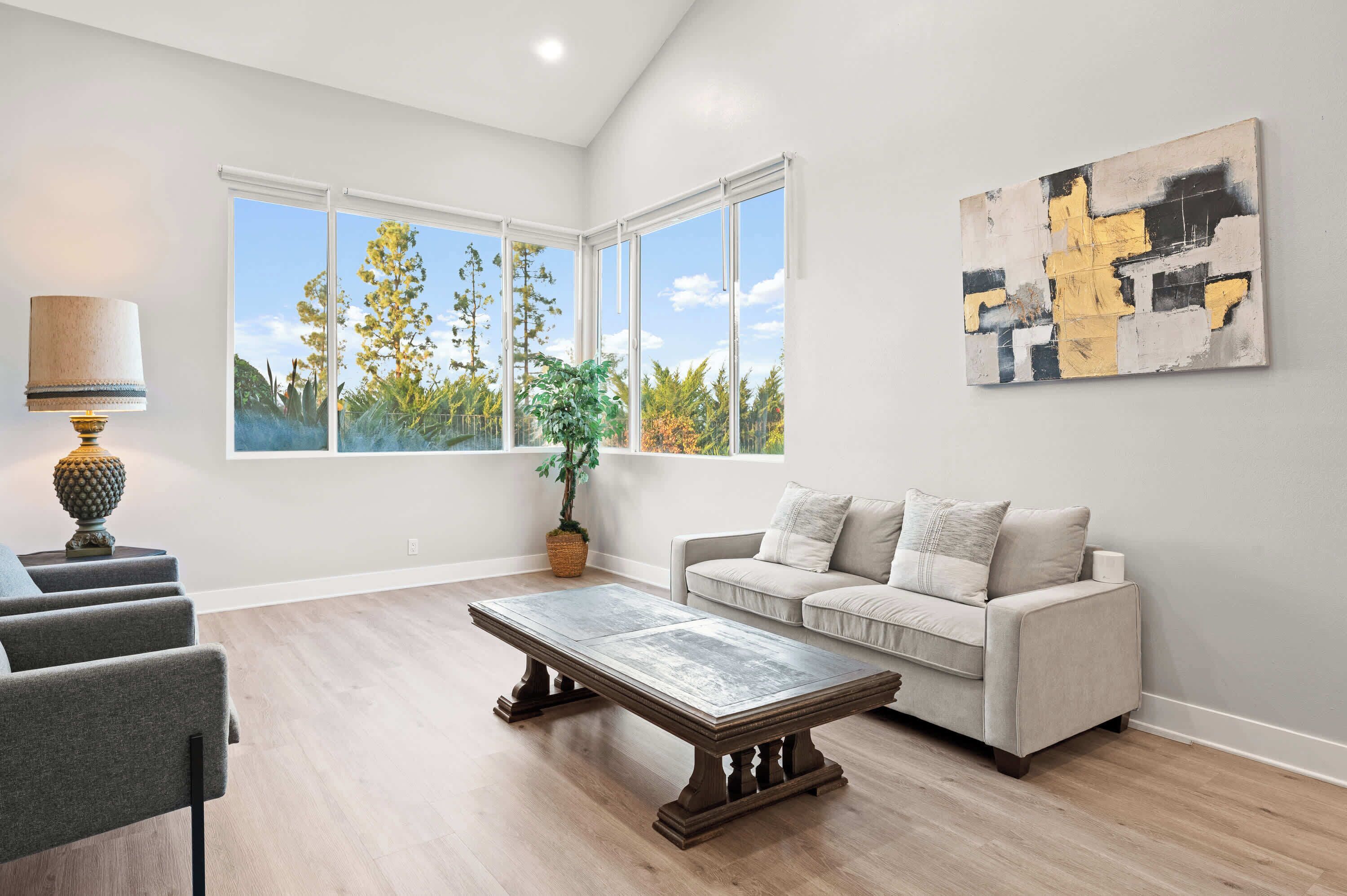 House, Multiple Beds, Pool Access, Garden View (16020-2 Hacienda) | Living area | 42-inch flat-screen TV with digital channels, fireplace