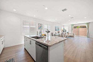 House, Multiple Beds, Kitchen, Garden View (7022 Fontana) | Interior - Spacious 5BR Getaway w Game Room & Modern Comfort (Fontana)