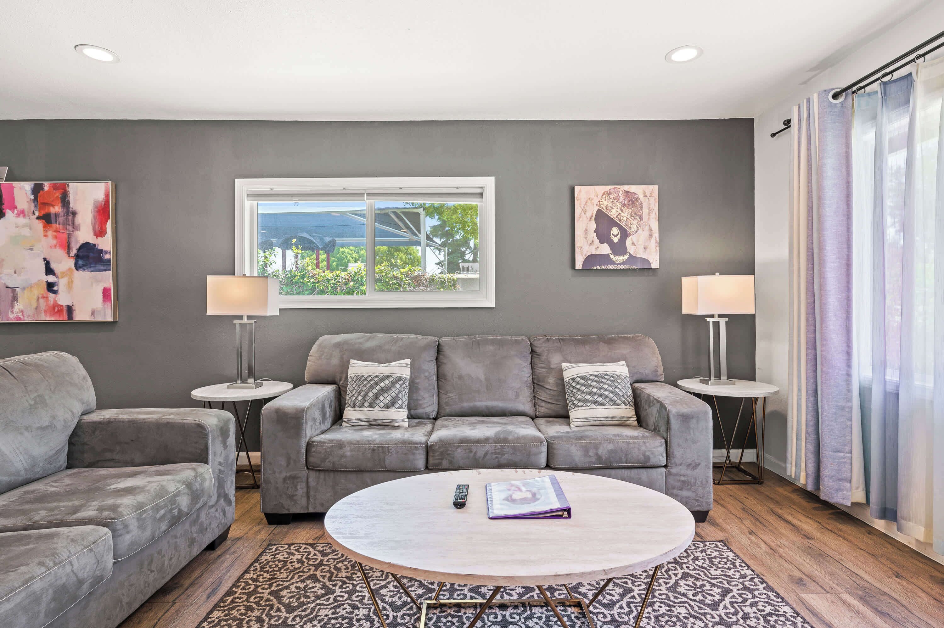 House, Multiple Beds, Patio, Garden View (1131 West Covina) | Living area | 42-inch flat-screen TV with digital channels