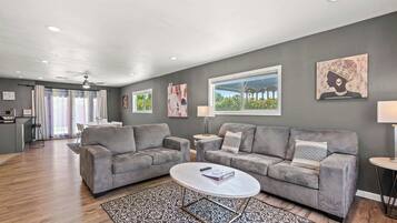 House, Multiple Beds, Patio, Garden View (1131 West Covina) | Living area | 42-inch flat-screen TV with digital channels