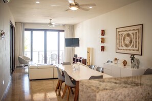 Interior - Beachfront apartment in Akumal U3 (Akumal)