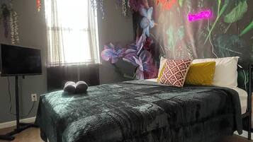 2 多间卧室、上网接入、床单