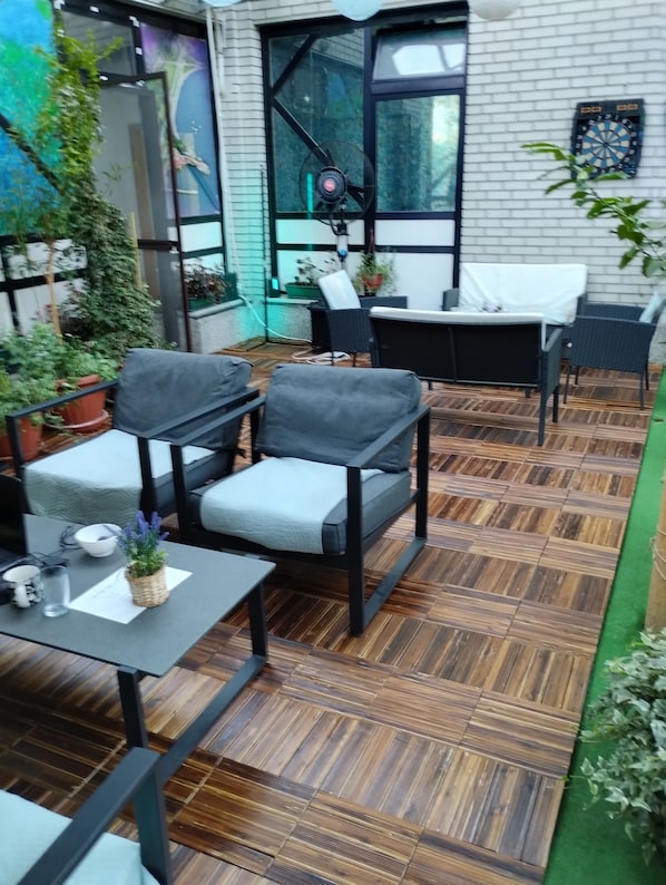 Terrace/patio - Hostel Put Svile-Hostel Silk Road (Subotica)