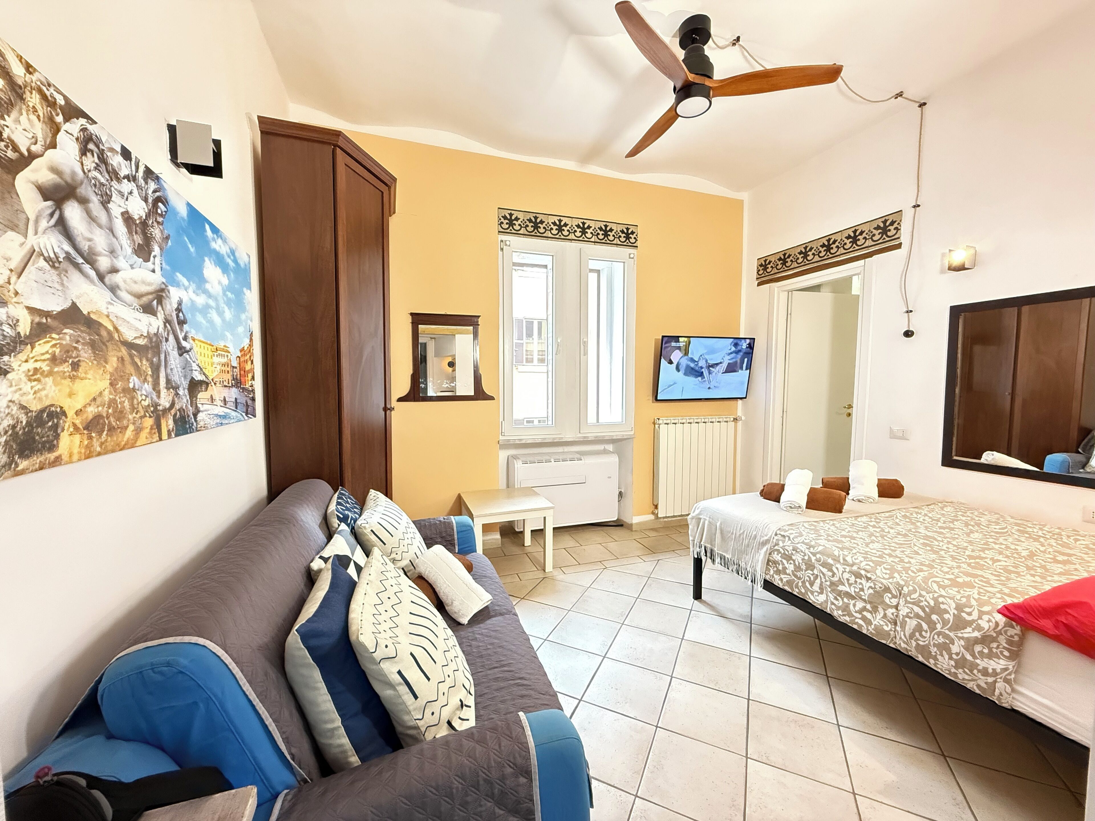 1 chambre, fer et planche à repasser, Wi-Fi, draps fournis