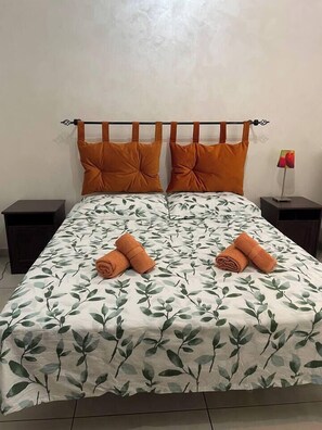 2 chambres, fer et planche à repasser, Wi-Fi gratuit, draps fournis
