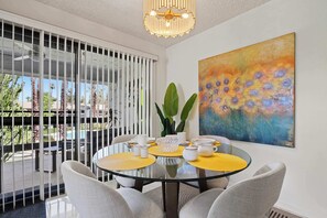 Condo, 1 King Bed with Sofa bed, Balcony, Pool View (Sunset Palmar) | Dining - Sunset Palmar Great for Remote Work (Palm Springs)